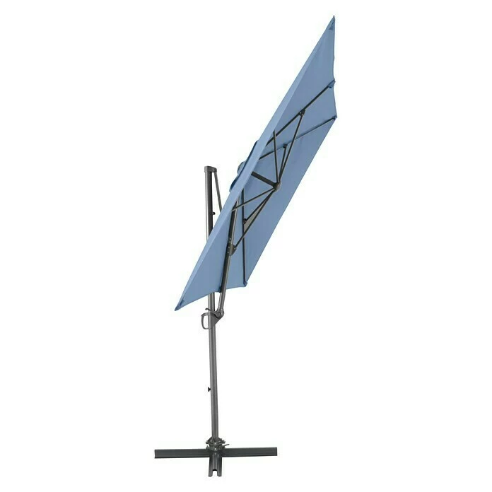 BAUHAUS Sunfun Ampelschirm Florenz Blau, 200 X 250 Cm 4 BAUHAUS Sunfun Ampelschirm Florenz Blau, 200 X 250 Cm – Bild 4