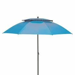 BAUHAUS Derby Sonnenschirm Windprofi Blau, Durchmesser: 200 Cm