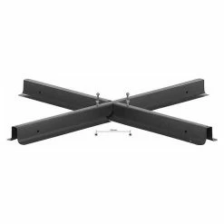 BAUHAUS Siena Garden Plattenständer 100 X 100 Cm, Passend Für: Ampelschirme Bis 300 X 300 Cm Bzw. Durchmesser Bis 350 Cm, Anthrazit