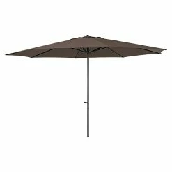 BAUHAUS Sunfun Marktschirm Trentino II Taupe, Durchmesser: 300 Cm