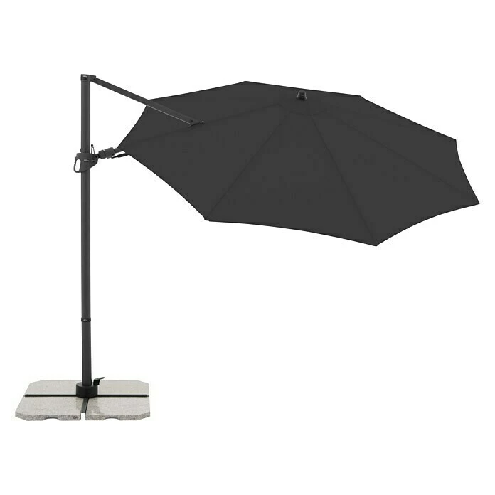 BAUHAUS Derby Pendelschirm DX Anthrazit, Durchmesser: 332 Cm 3 BAUHAUS Derby Pendelschirm DX Anthrazit, Durchmesser: 332 Cm – Bild 3