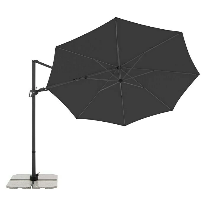 BAUHAUS Derby Pendelschirm DX Anthrazit, Durchmesser: 332 Cm 5 BAUHAUS Derby Pendelschirm DX Anthrazit, Durchmesser: 332 Cm – Bild 5