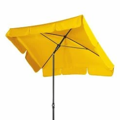 Alternative view of BAUHAUS Doppler Sunline Sonnenschirm Waterproof Neo Gelb, 185 X 120 Cm