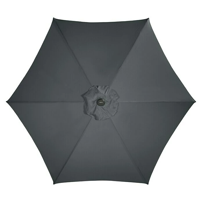 BAUHAUS Derby Basic Lift Sonnenschirm Neo Anthrazit, Durchmesser: 300 Cm 2 BAUHAUS Derby Basic Lift Sonnenschirm Neo Anthrazit, Durchmesser: 300 Cm – Bild 2