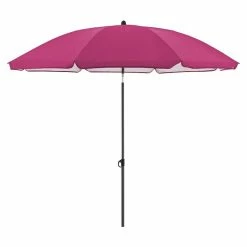 BAUHAUS Derby Strandschirm Como Pink, Durchmesser: 165 Cm