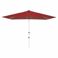 BAUHAUS Doppler Expert Sonnenschirm Auto Tilt Bordeaux, 300 X 200 Cm