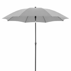 BAUHAUS Doppler Active Sonnenschirm Green Edition Hellgrau, Durchmesser: 208 Cm