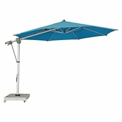 BAUHAUS Doppler Expert Pendelschirm Aquamarine, 350 Cm