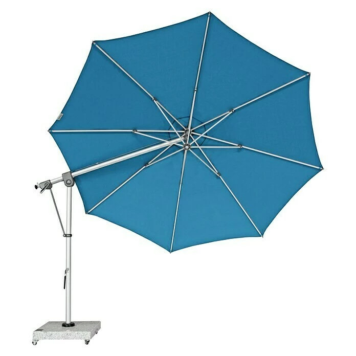 BAUHAUS Doppler Expert Pendelschirm Aquamarine, 350 Cm 2 BAUHAUS Doppler Expert Pendelschirm Aquamarine, 350 Cm – Bild 2