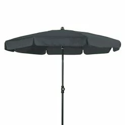 BAUHAUS Doppler Sunline Sonnenschirm Neo Anthrazit, Ø X H: 150 X 230 Cm