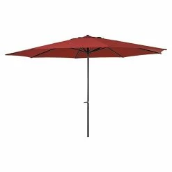 BAUHAUS Sunfun Marktschirm Trentino II Chili, Durchmesser: 300 Cm