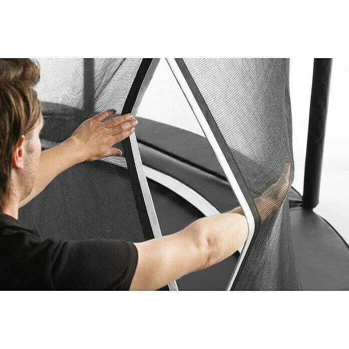 BAUHAUS Salta Sicherheitsnetz Royal Baseground Durchmesser: 396 Cm, Schwarz 1 BAUHAUS Salta Sicherheitsnetz Royal Baseground Durchmesser: 396 Cm, Schwarz