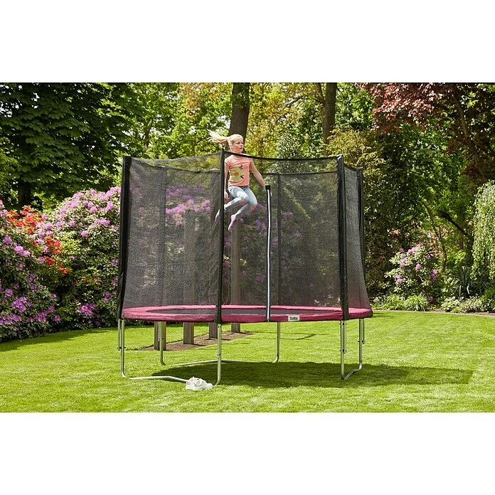 BAUHAUS Salta Trampolin Combo Durchmesser: 140 Cm, Pink 2 BAUHAUS Salta Trampolin Combo Durchmesser: 140 Cm, Pink – Bild 2