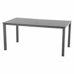BAUHAUS Siena Garden Gartentisch Sola L X B X H: 160 X 90 X 72 Cm, Hochdruck-Schichtpressstoff (HPL), Anthrazit