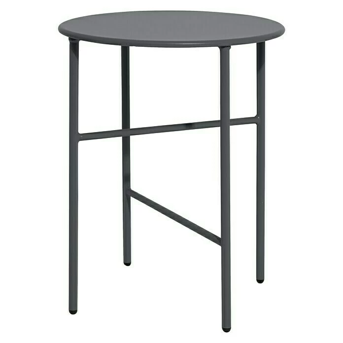 BAUHAUS Envy Gartentisch Rund Pesetos Ø X H: 40 X 50 Cm, Stahl, Castor Grey 1 BAUHAUS Envy Gartentisch Rund Pesetos Ø X H: 40 X 50 Cm, Stahl, Castor Grey