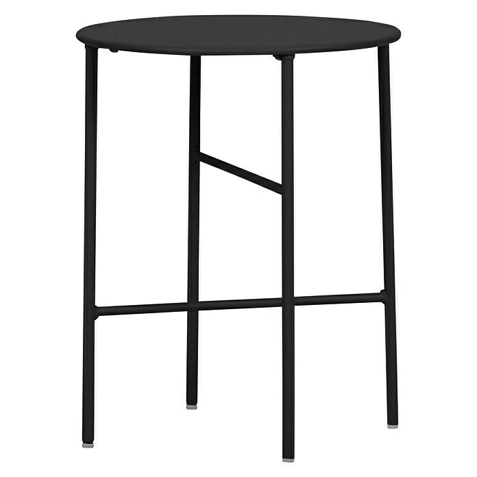 BAUHAUS Envy Gartentisch Rund Pesetos Ø X H: 40 X 50 Cm, Stahl, Black 1 BAUHAUS Envy Gartentisch Rund Pesetos Ø X H: 40 X 50 Cm, Stahl, Black
