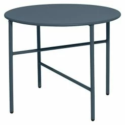 BAUHAUS Envy Gartentisch Rund Pesetos Ø X H: 50 X 40 Cm, Stahl, Moonlit Blue