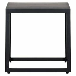 BAUHAUS SENSUM Garten-Beistelltisch Skepparholmen L X B X H: 40,5 X 40,5 X 46 Cm, Aluminium, Schwarz