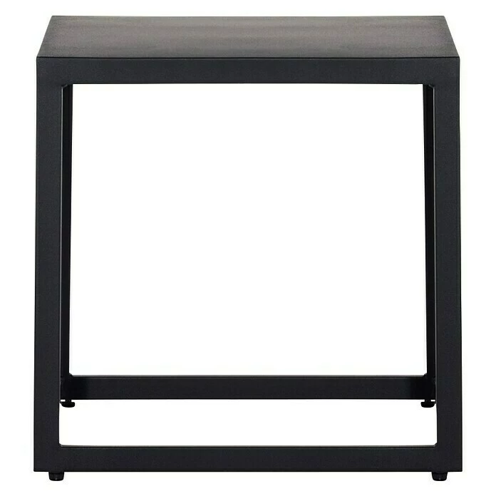BAUHAUS SENSUM Garten-Beistelltisch Skepparholmen L X B X H: 40,5 X 40,5 X 46 Cm, Aluminium, Schwarz 1 BAUHAUS SENSUM Garten-Beistelltisch Skepparholmen L X B X H: 40,5 X 40,5 X 46 Cm, Aluminium, Schwarz