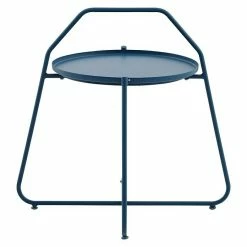 BAUHAUS Sunfun Melina Garten-Beistelltisch Rund Ø X H: 60 X 57,5 Cm, Stahl, Petrol