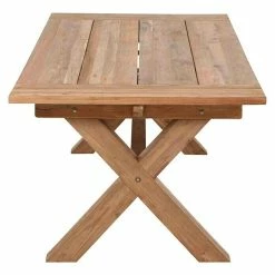 BAUHAUS Siena Garden Gartentisch Cardiff L X B X H: 180 X 100 X 76 Cm, Teak, Naturbraun -Bauhaus Shop 12 2404