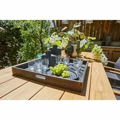 BAUHAUS Sunfun Laura Tablett 60 X 60 X 7 Cm, Holz, Mattschwarz 5 BAUHAUS Sunfun Laura Tablett 60 X 60 X 7 Cm, Holz, Mattschwarz -Bauhaus Shop 12 2412