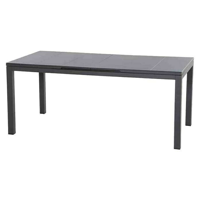 BAUHAUS Siena Garden Gartentisch Miros L X B X H: 180 X 90 X 76 Cm, Fabricglas, Anthrazit, Ausziehbar 1 BAUHAUS Siena Garden Gartentisch Miros L X B X H: 180 X 90 X 76 Cm, Fabricglas, Anthrazit, Ausziehbar