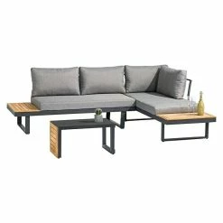 BAUHAUS Sunfun Tatjana Garten-Beistelltisch L X B X H: 39 X 35 X 70 Cm, Anthrazit -Bauhaus Shop 12 2420