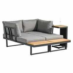 BAUHAUS Sunfun Tatjana Garten-Beistelltisch L X B X H: 39 X 35 X 70 Cm, Anthrazit -Bauhaus Shop 12 2421