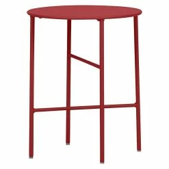 BAUHAUS Envy Gartentisch Rund Pesetos Ø X H: 40 X 50 Cm, Stahl, Dahlienrot