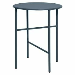 BAUHAUS Envy Gartentisch Rund Pesetos Ø X H: 40 X 50 Cm, Stahl, Moonlit Blue