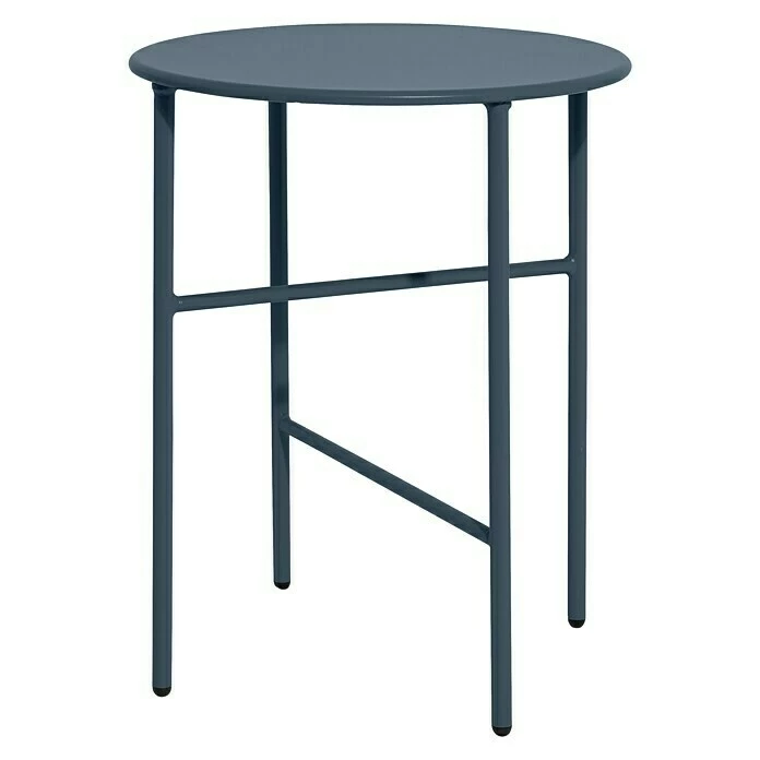 BAUHAUS Envy Gartentisch Rund Pesetos Ø X H: 40 X 50 Cm, Stahl, Moonlit Blue 1 BAUHAUS Envy Gartentisch Rund Pesetos Ø X H: 40 X 50 Cm, Stahl, Moonlit Blue