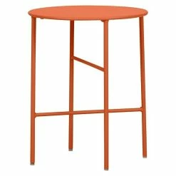 BAUHAUS Envy Gartentisch Rund Pesetos Ø X H: 40 X 50 Cm, Stahl, Orange
