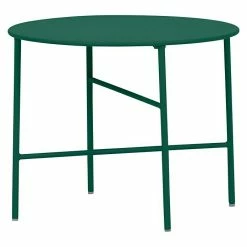 BAUHAUS Envy Gartentisch Rund Pesetos Ø X H: 50 X 40 Cm, Stahl, Jägergrün