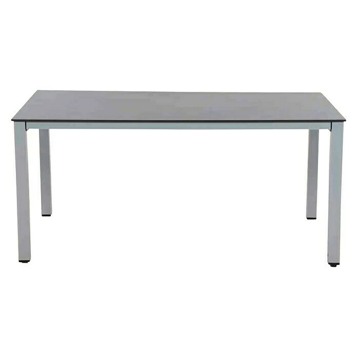 BAUHAUS Siena Garden Gartentisch Sola L X B X H: 160 X 90 X 72 Cm, Hochdruck-Schichtpressstoff (HPL), Silber/Dunkelgrau 2 BAUHAUS Siena Garden Gartentisch Sola L X B X H: 160 X 90 X 72 Cm, Hochdruck-Schichtpressstoff (HPL), Silber/Dunkelgrau – Bild 2