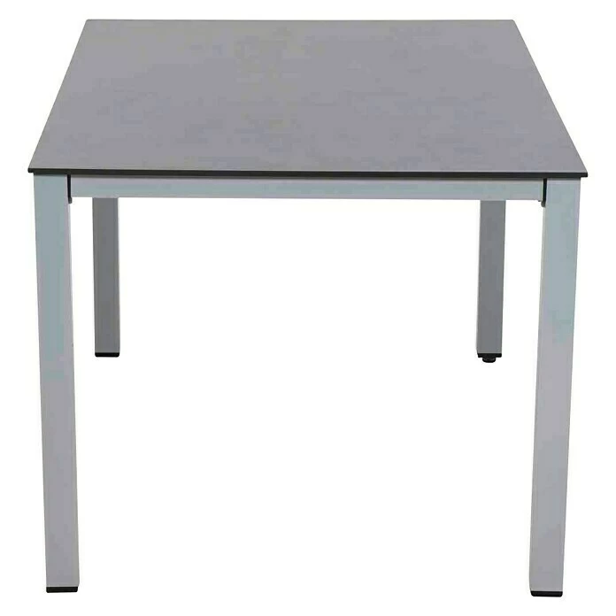 BAUHAUS Siena Garden Gartentisch Sola L X B X H: 160 X 90 X 72 Cm, Hochdruck-Schichtpressstoff (HPL), Silber/Dunkelgrau 3 BAUHAUS Siena Garden Gartentisch Sola L X B X H: 160 X 90 X 72 Cm, Hochdruck-Schichtpressstoff (HPL), Silber/Dunkelgrau – Bild 3