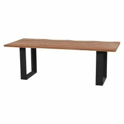 Bauhaus Shop 22 BAUHAUS Siena Garden Gartentisch Macao L X B X H: 220 X 100 X 76 Cm, Teak, Anthrazit/Braun