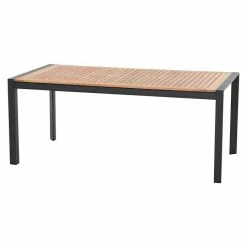 Bauhaus Shop 20 BAUHAUS Siena Garden Gartentisch Zurigo L X B X H: 180 X 90 X 75 Cm, Teak, Natur, Ausziehbar