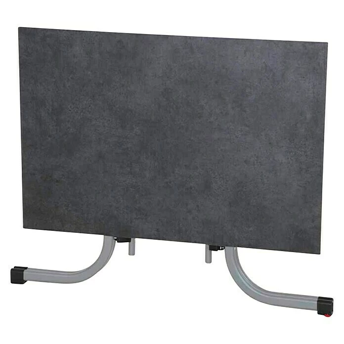 BAUHAUS Siena Garden Gartentisch Sola L X B X H: 120 X 80 X 71 Cm, Hochdruck-Schichtpressstoff (HPL), Silber/Dunkelgrau, Klappbar 4 BAUHAUS Siena Garden Gartentisch Sola L X B X H: 120 X 80 X 71 Cm, Hochdruck-Schichtpressstoff (HPL), Silber/Dunkelgrau, Klappbar – Bild 4