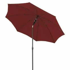 Alternative view of BAUHAUS Doppler Active Sonnenschirm Green Edition Bordeaux, Durchmesser: 208 Cm