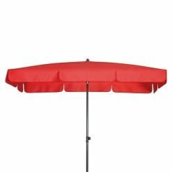 BAUHAUS Doppler Sunline Sonnenschirm Waterproof Neo Rot, 185 X 120 Cm