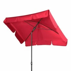 Alternative view of BAUHAUS Doppler Sunline Sonnenschirm Waterproof Neo Rot, 185 X 120 Cm