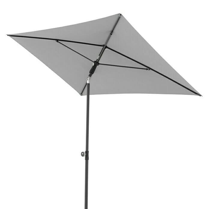 BAUHAUS Doppler Active Sonnenschirm Green Edition Hellgrau, 120 X 200 Cm 2 BAUHAUS Doppler Active Sonnenschirm Green Edition Hellgrau, 120 X 200 Cm – Bild 2