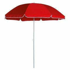 BAUHAUS Sunfun Balkonschirm Provence II Chili, Durchmesser: 200 Cm