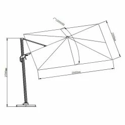 BAUHAUS Sunfun Ampelschirmgestell Monaco Passend Für: Sunfun Ersatz-Bezug Monaco 300 X 300 Cm 11 BAUHAUS Sunfun Ampelschirmgestell Monaco Passend Für: Sunfun Ersatz-Bezug Monaco 300 X 300 Cm -Bauhaus Shop 12 406