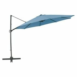 BAUHAUS Sunfun Ampelschirm Florenz Blau, Durchmesser: 350 Cm -Bauhaus Shop 12 409