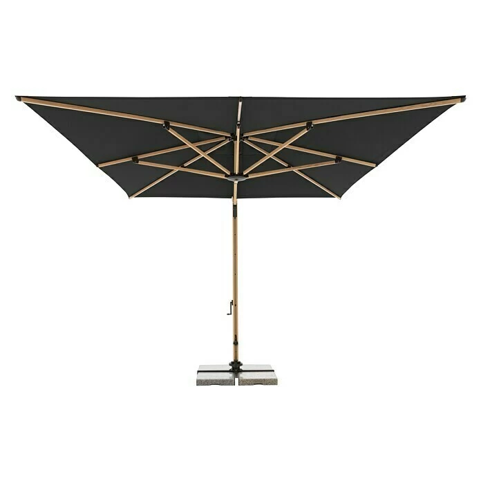 BAUHAUS Doppler Alu Wood Pendelschirm Ultra XL Anthrazit, 300 X 400 Cm 4 BAUHAUS Doppler Alu Wood Pendelschirm Ultra XL Anthrazit, 300 X 400 Cm – Bild 4