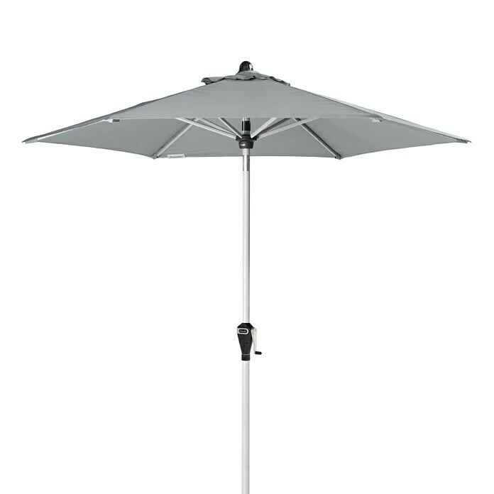 BAUHAUS Doppler Active Kurbelschirm Auto Tilt Hellgrau, Durchmesser: 210 Cm 1 BAUHAUS Doppler Active Kurbelschirm Auto Tilt Hellgrau, Durchmesser: 210 Cm