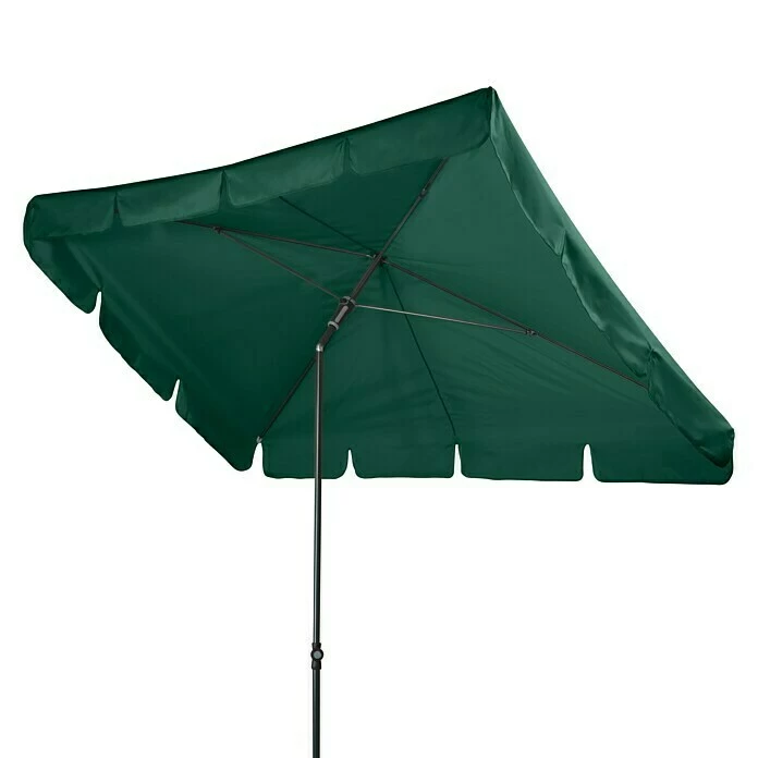 BAUHAUS Doppler Sonnenschirm Sunline-Waterproof III Dunkelgrün, 260 X 150 Cm 2 BAUHAUS Doppler Sonnenschirm Sunline-Waterproof III Dunkelgrün, 260 X 150 Cm – Bild 2