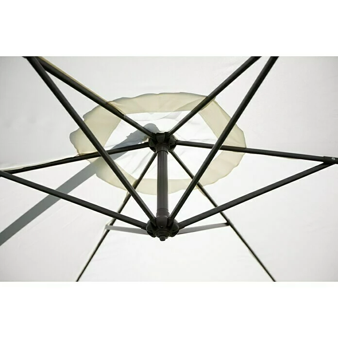 BAUHAUS Sunfun Ampelschirm Toscana Natur, Durchmesser: 300 Cm 5 BAUHAUS Sunfun Ampelschirm Toscana Natur, Durchmesser: 300 Cm – Bild 5